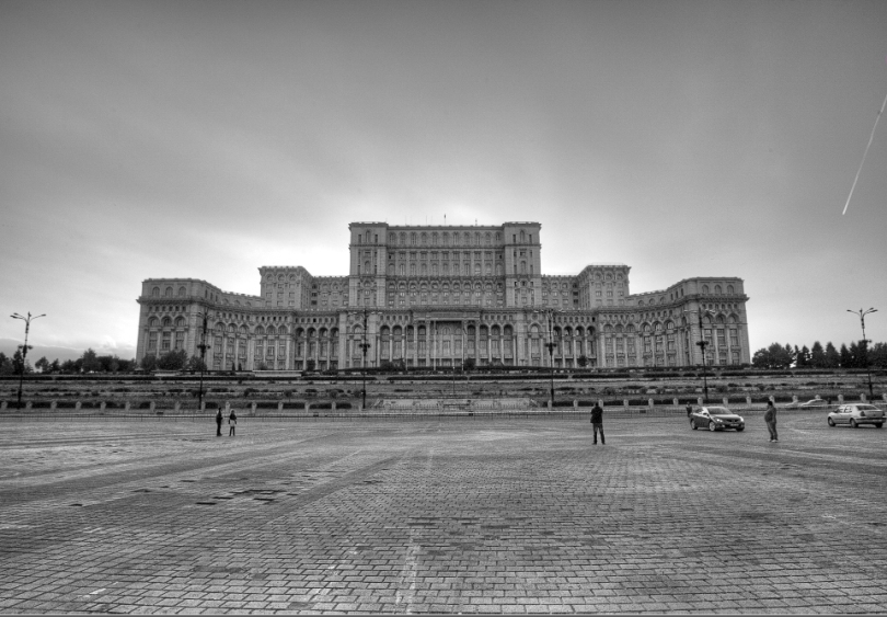 a...The People House, Parliament House in Bucharest. The seconds biggest building in Europe.